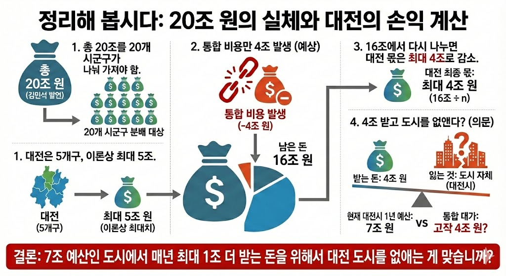 20 Trillion Won Calculation Infographic